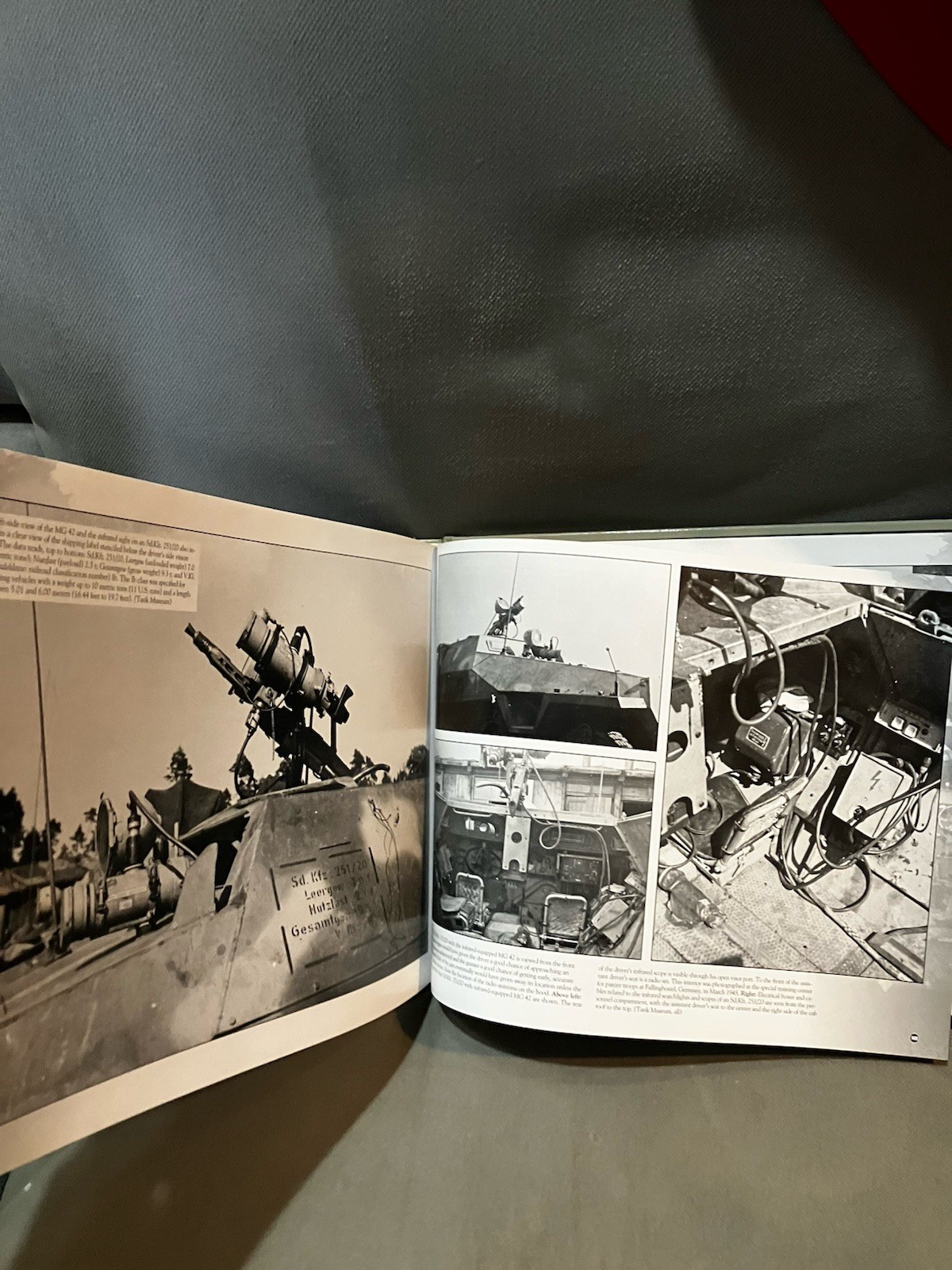SCHUTZENPANZERWAGEN SD.KFZ 251 German Army Armored Half Tracks HC BOOK 168 Pages