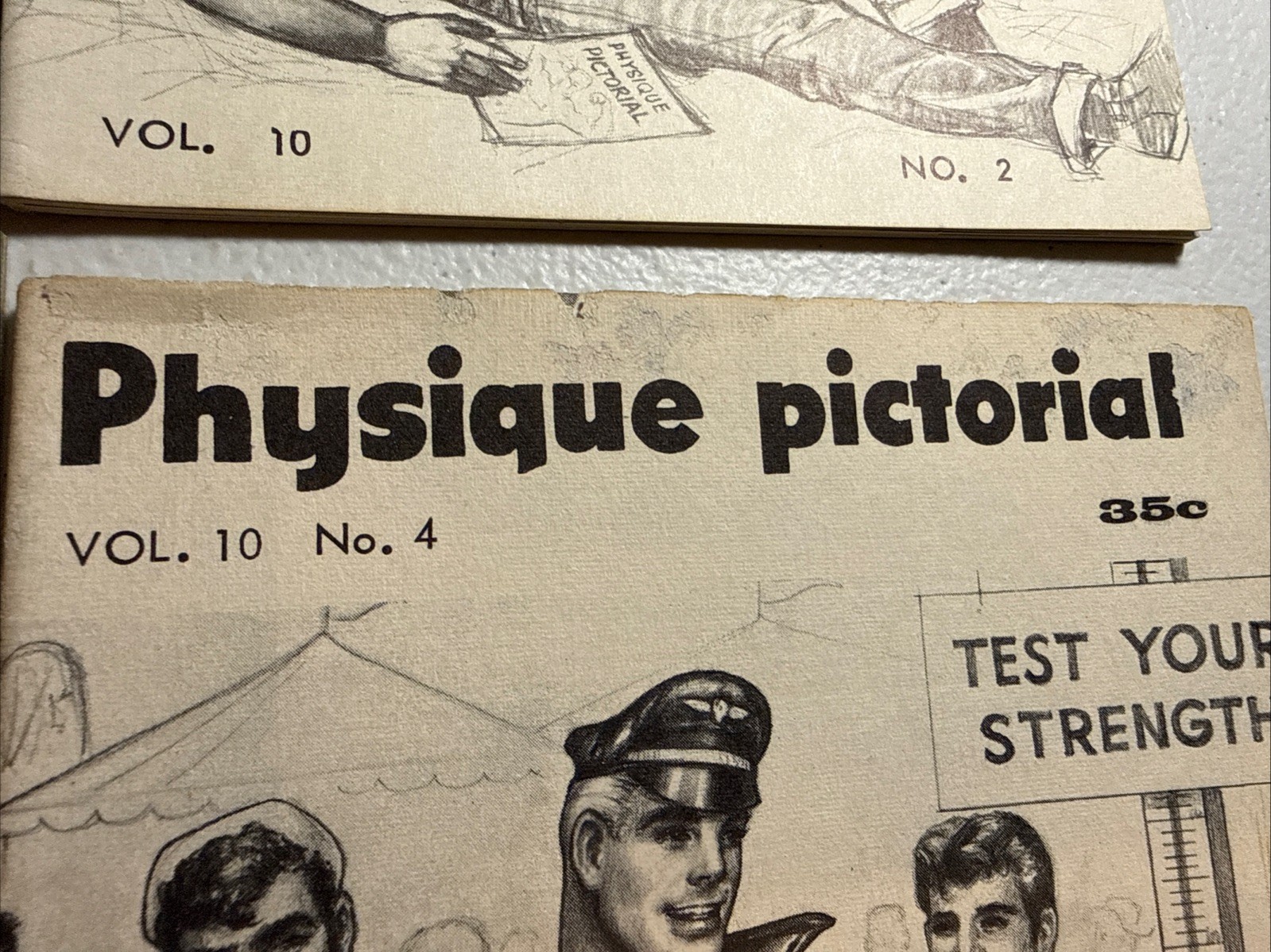 Physique Pictorial Vol. 10 # 1, 2, 3 and 4 – Spring, Summer, Fall & Winter 1960