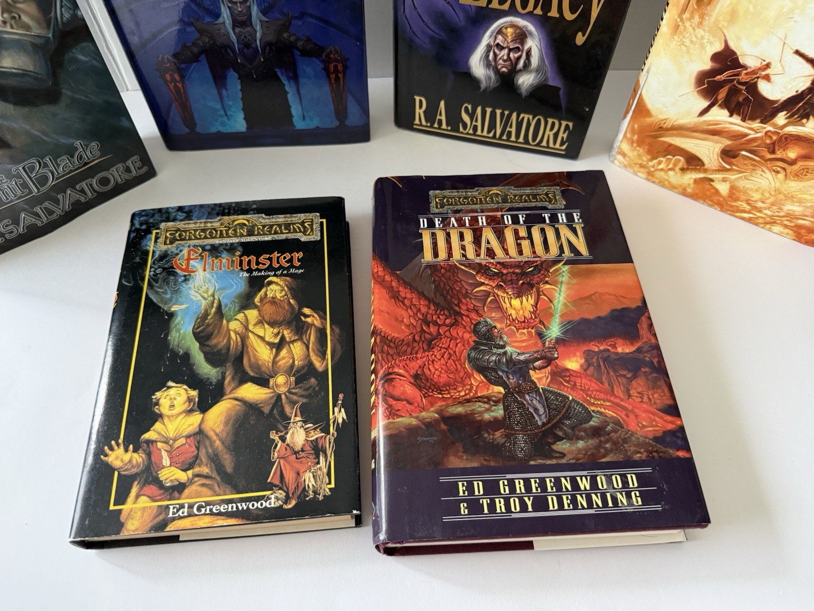 Forgotten Realms Books Lot of 6 R.A. Salvatore and Ed Greenwood Hardcover
