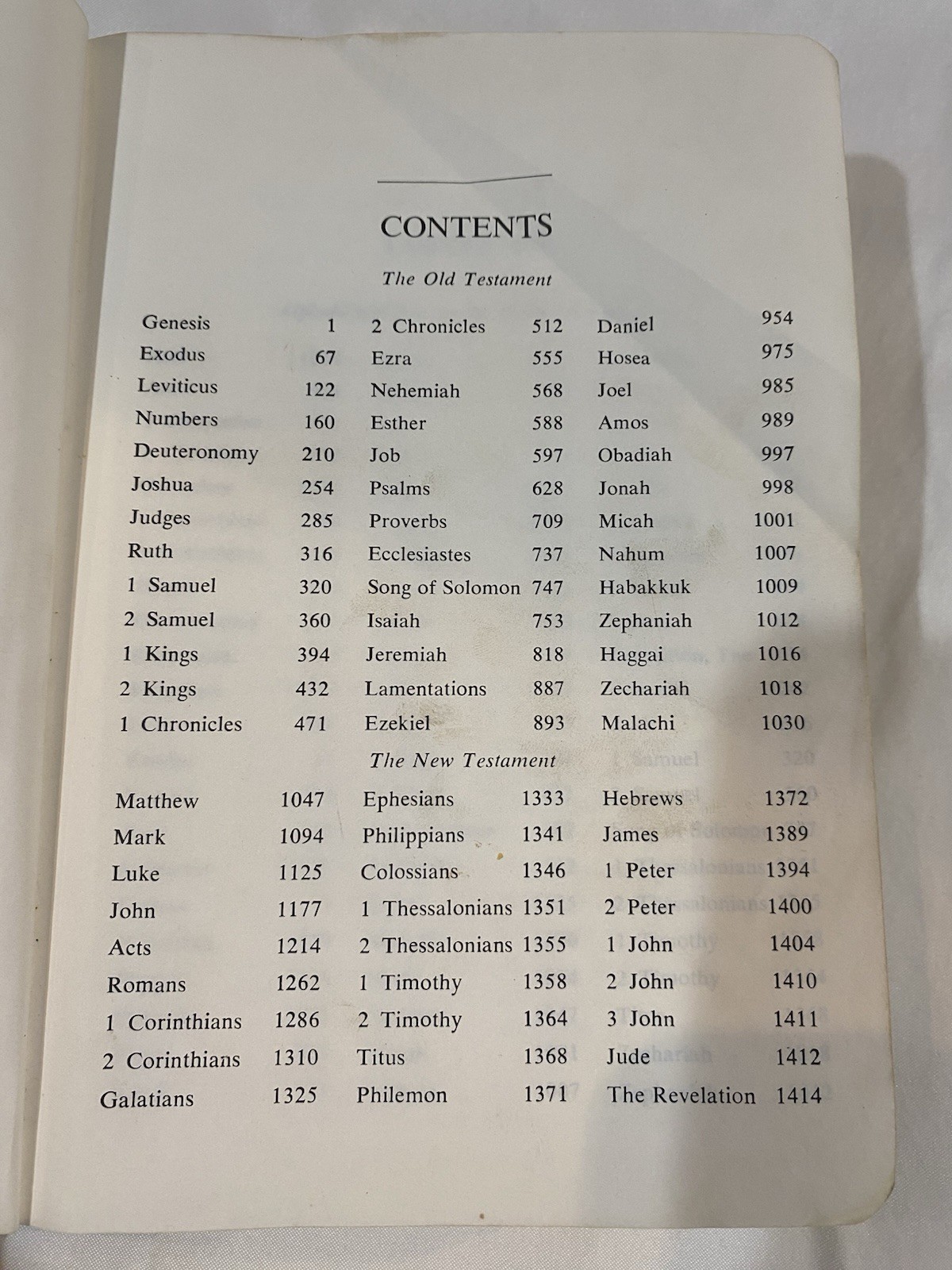 The Children’s Living Bible Illustrated Hardcover Vintage Tyndale
