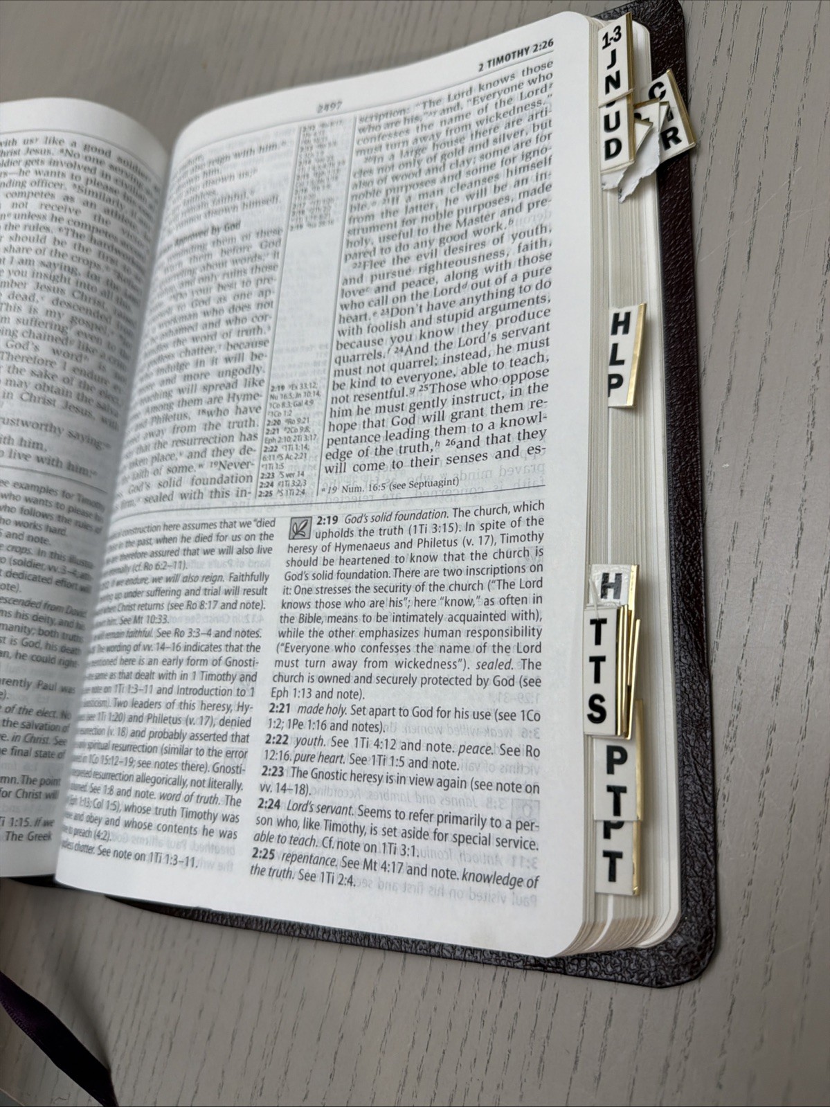 NIV Study Bible by Zondervan Staff 2000 bonded leather