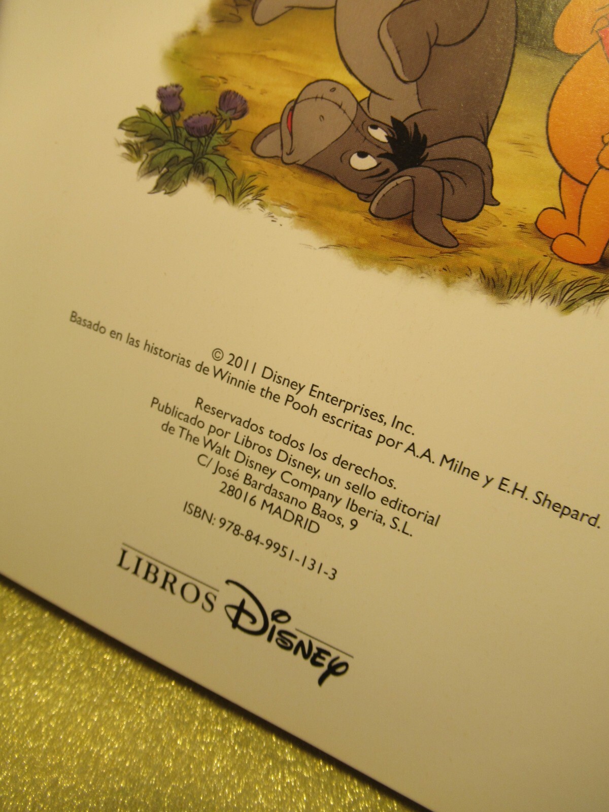 Disney Winie the Pooh /Coleccion GRAN LIBRO DE LA PELICULA/ Hardcover /
