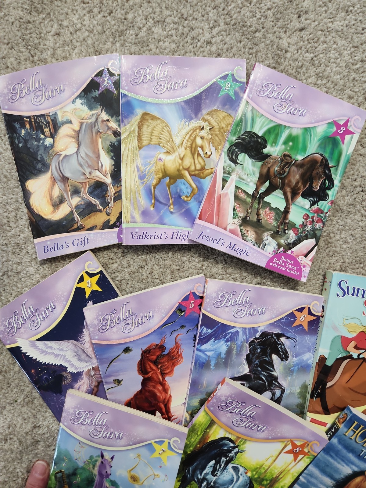 10 Horse Books Kids YA Bella Sara Series Kathryn Lasky Summer Camp Secrets