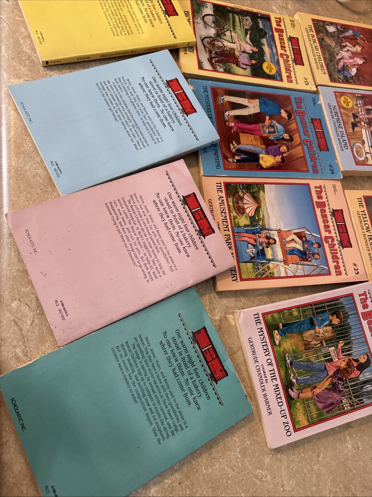 Vtg The Boxcar Children Paperback Books by Gertrude Chandler Warner Lot Of 11