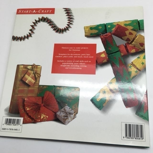 Christmas Crafts Hardcover Alison Jenkins Easy-To-Follow Beginner Craft Projects