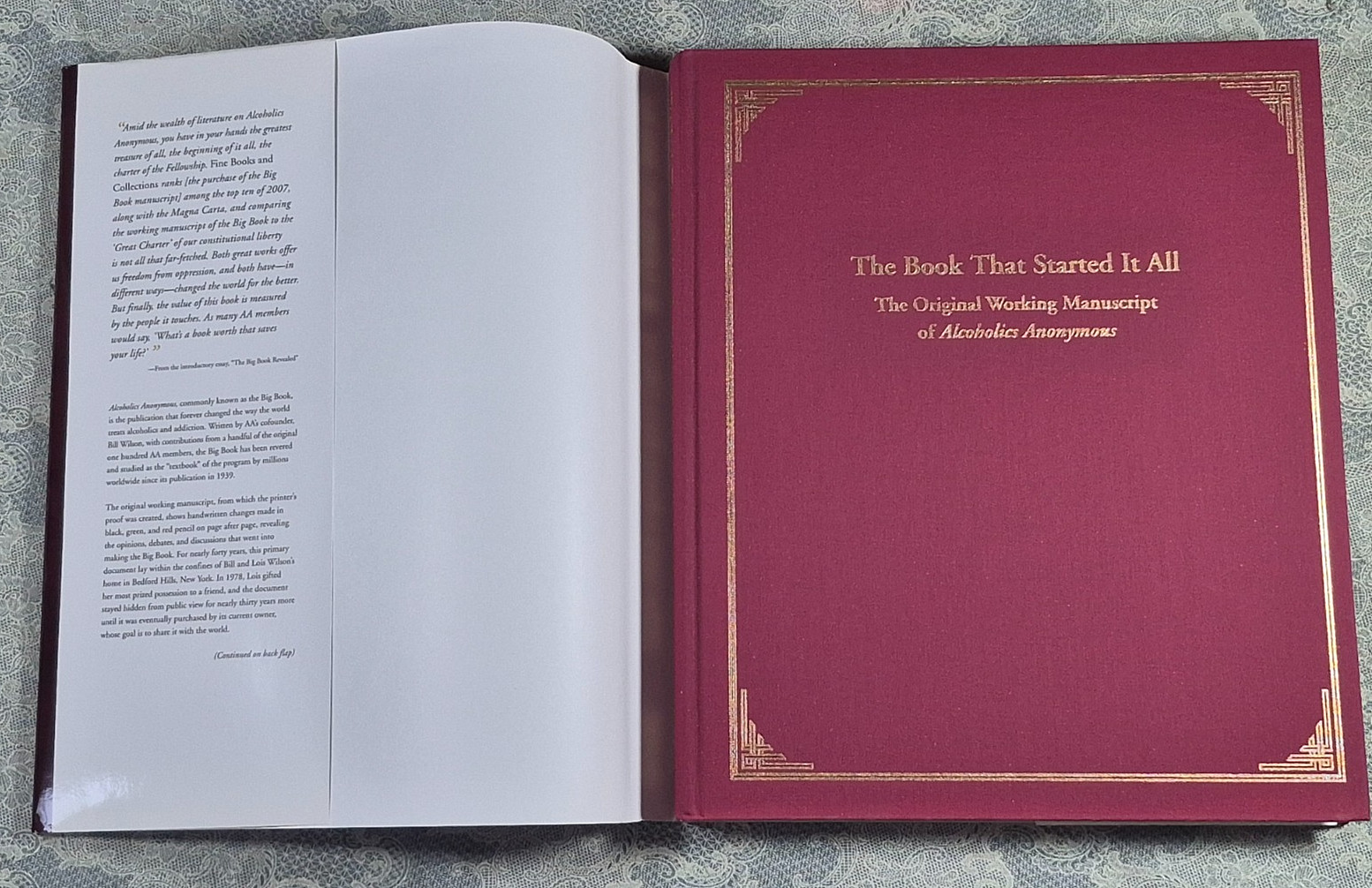 Book That Started It All: Hazelden Publishing. Commemorative Edition. 2010