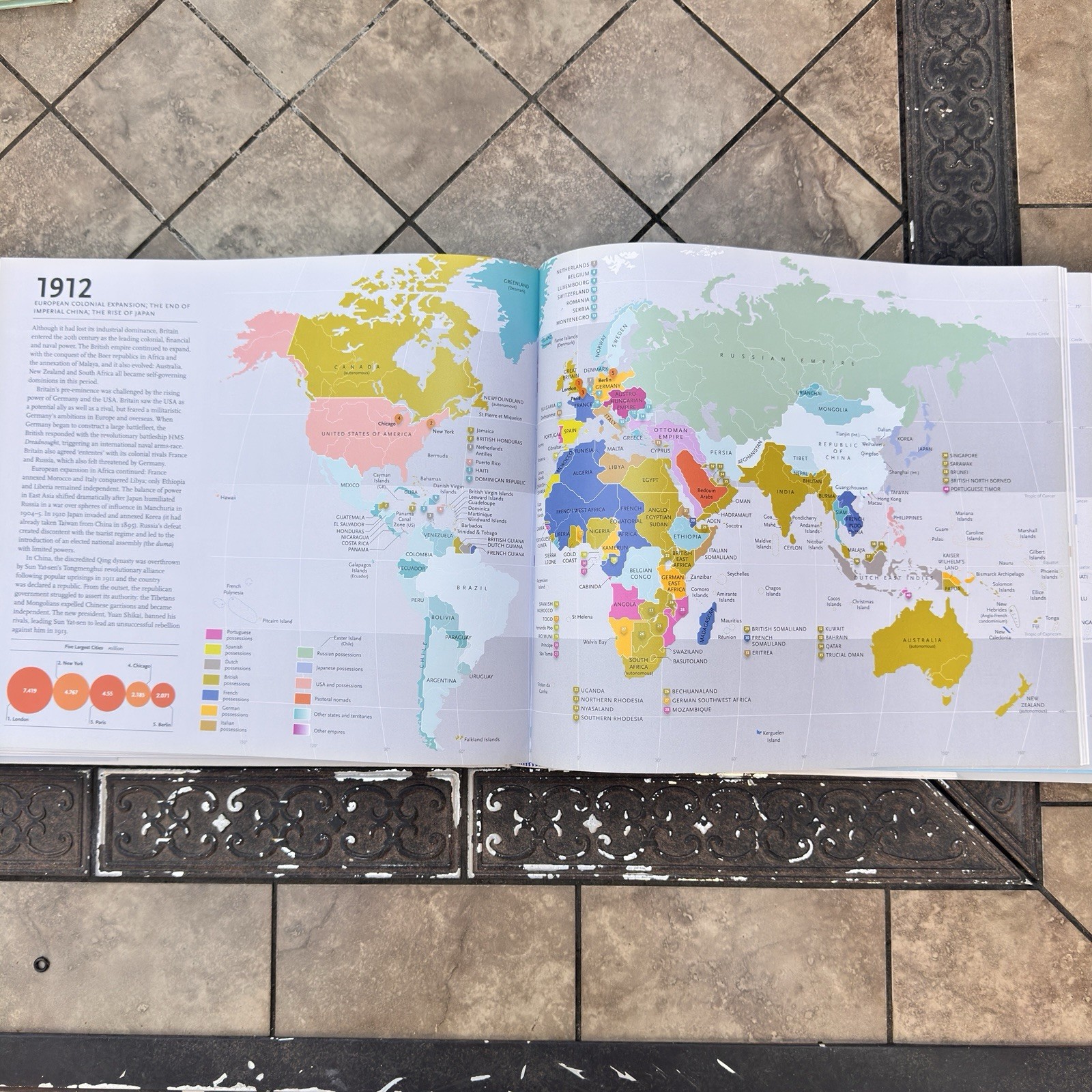The New Atlas of World History Thames & Hudson Hardcover Educational Book