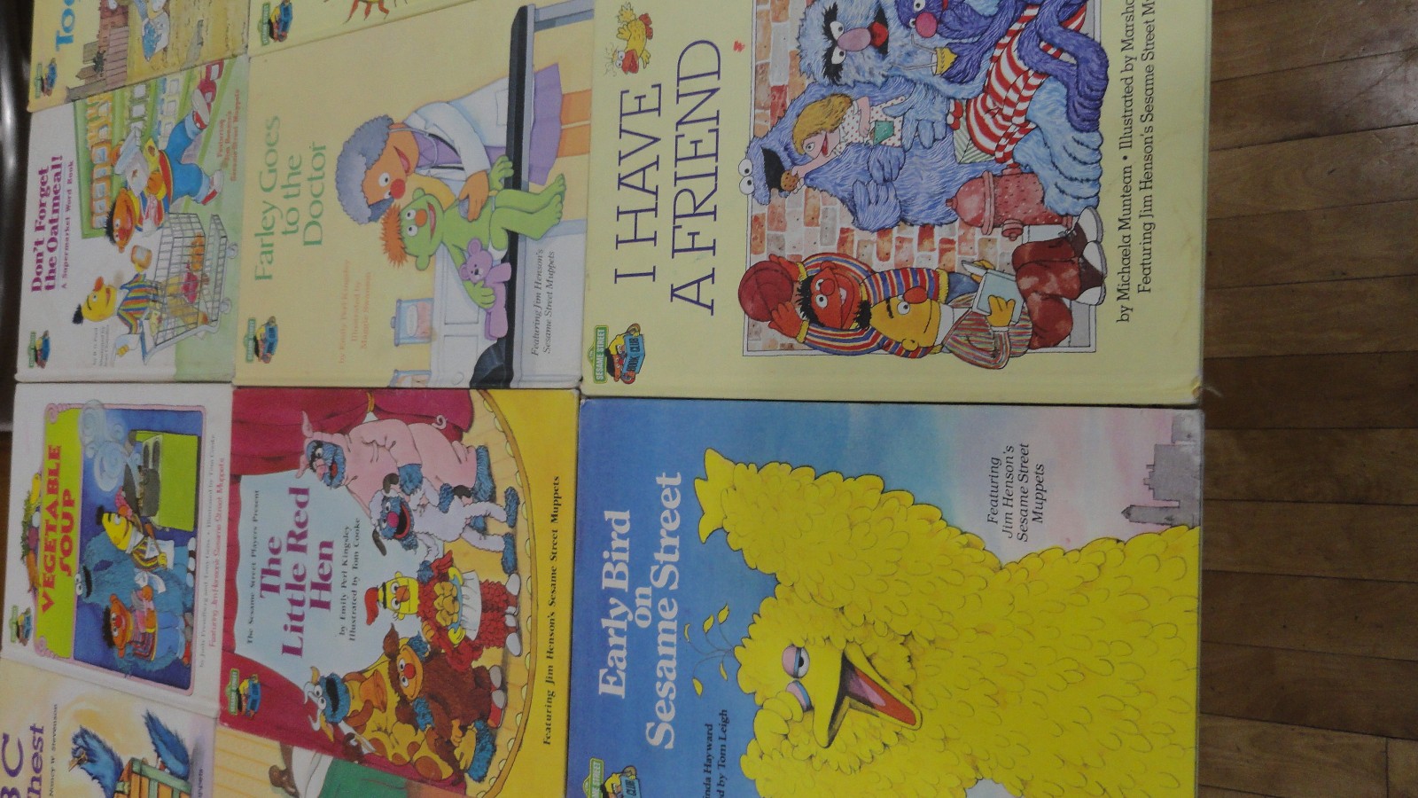 Sesame Street Book Club 1980’s Set of 26 Books See Below for Titles & Condition