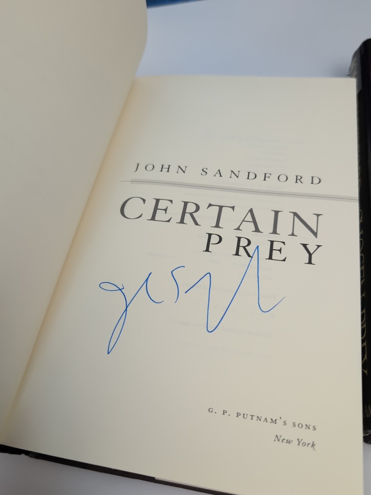 SIGNED* John Sandford 10 HC Book Lot Prey Series 1st Edition/Printings HC/DJ