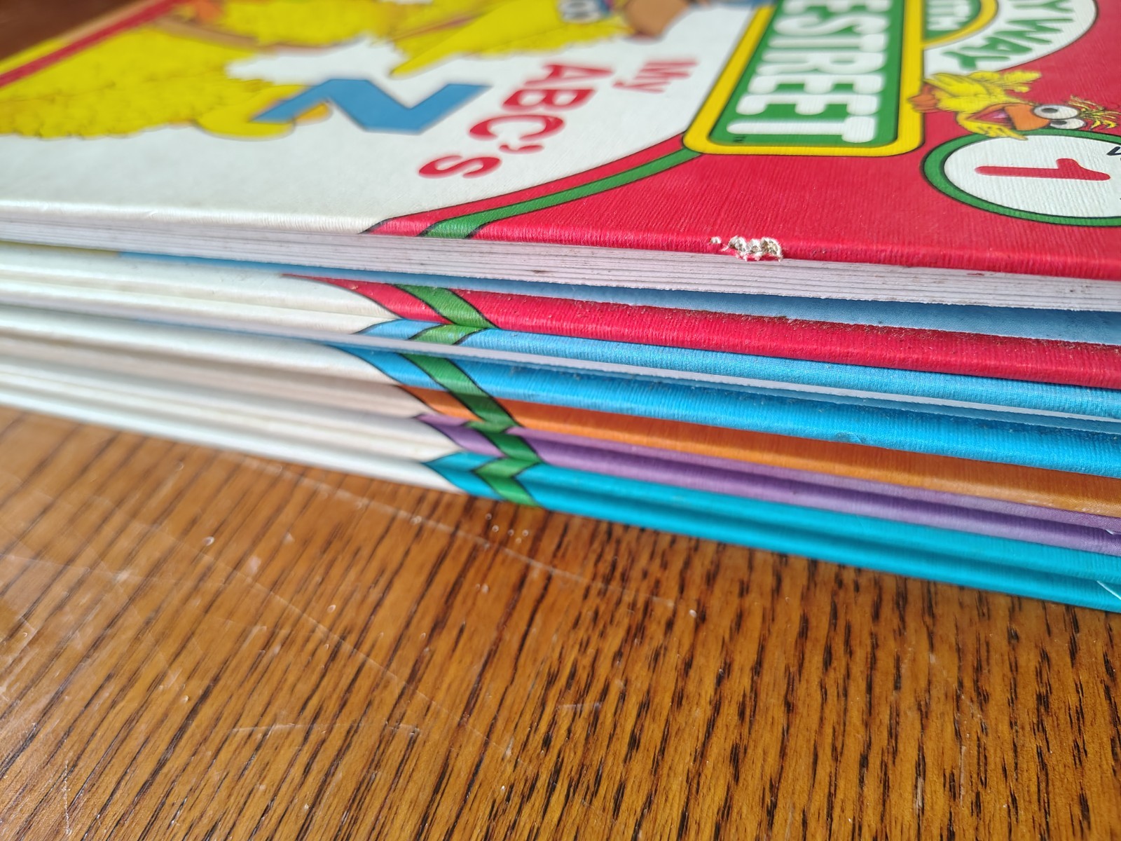 1989 On My Way With Sesame Street Books Volumes 1-5 Good Condition