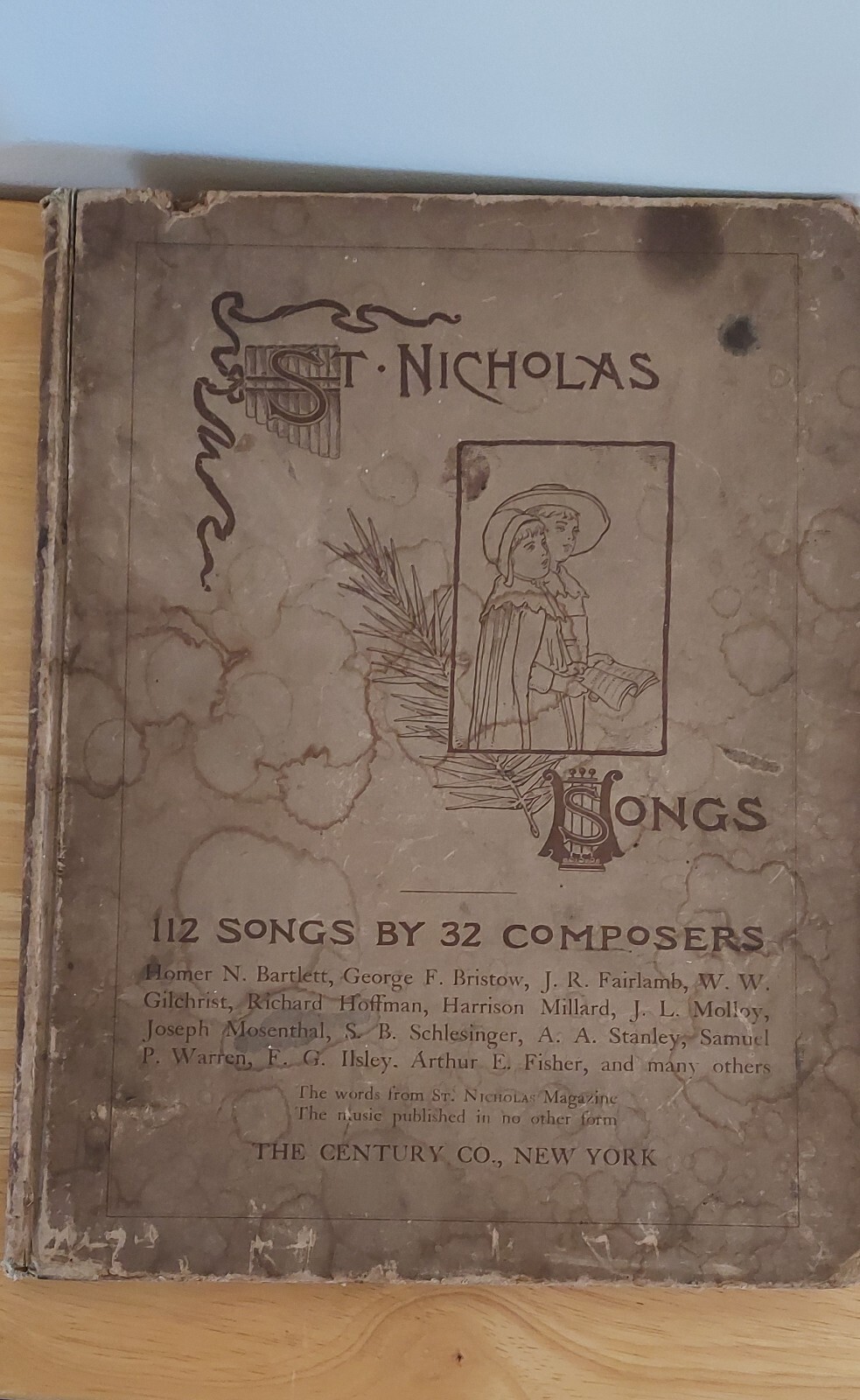 1885 St. Nicholas Songs Book, 190 pages