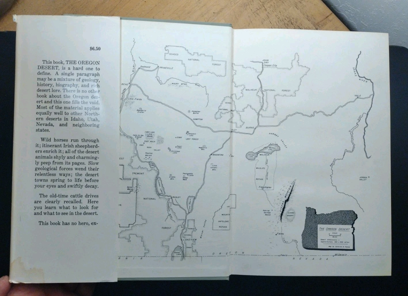 THE OREGON DESERT. E.R. Jackman/R.A. Long. 1969. HCDJ (Scientists & Cowboys)
