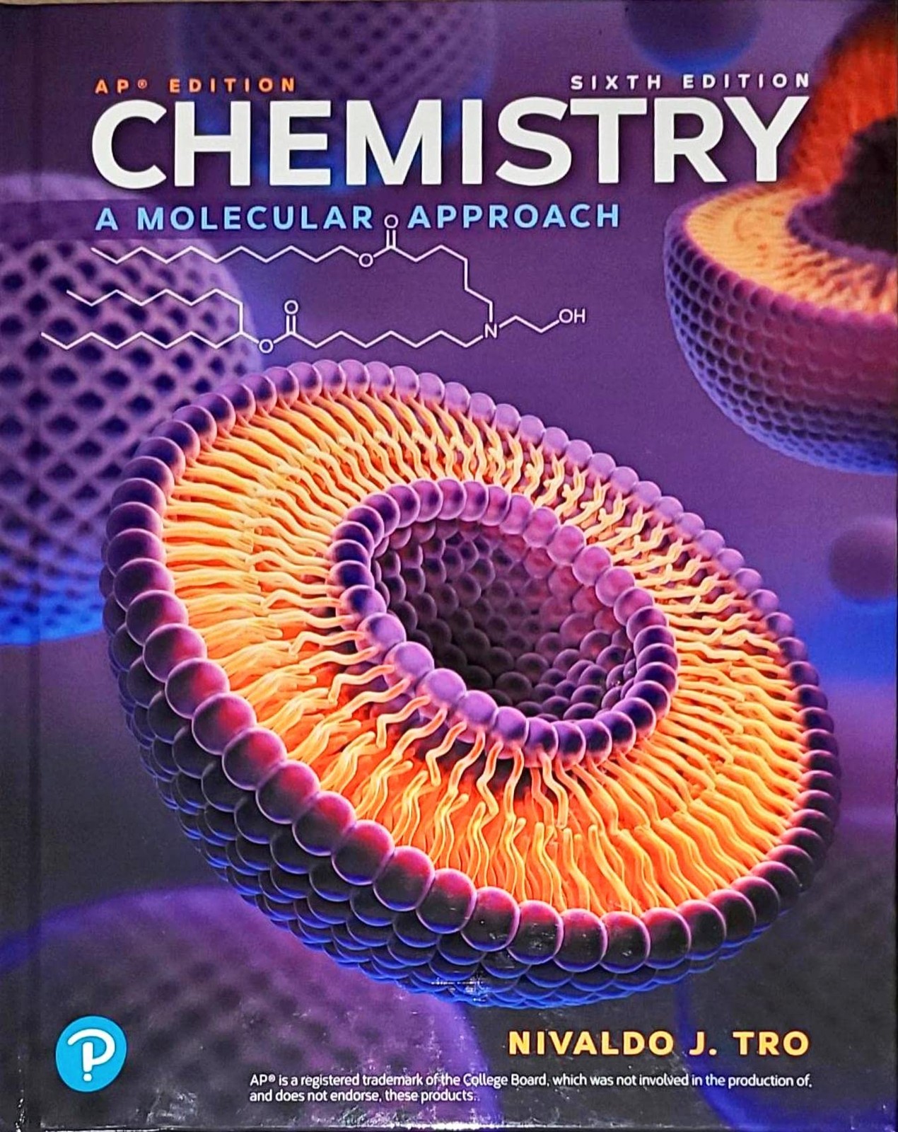 Chemistry, A Molecular Approach, AP Edition, Sixth Edition, c.2022, 9780137657..