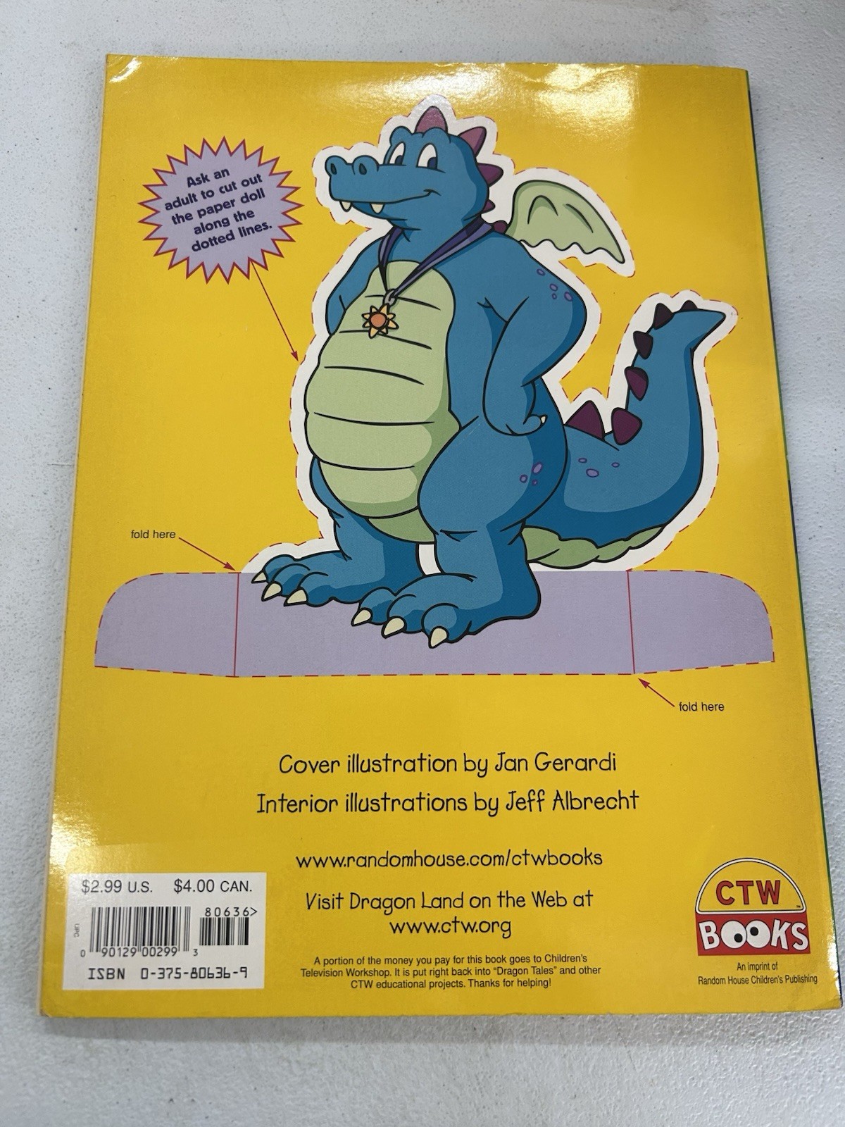 Vintage 2000 Dragon Tales Dragon Doodles Coloring Book Y2K CLEAN PAGES