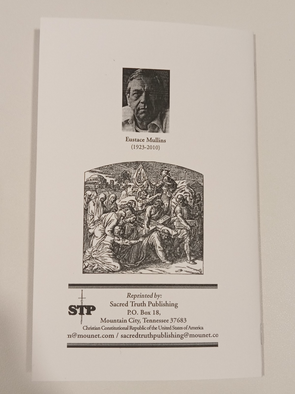 Secret Holocaust by Eustace Mullins SB