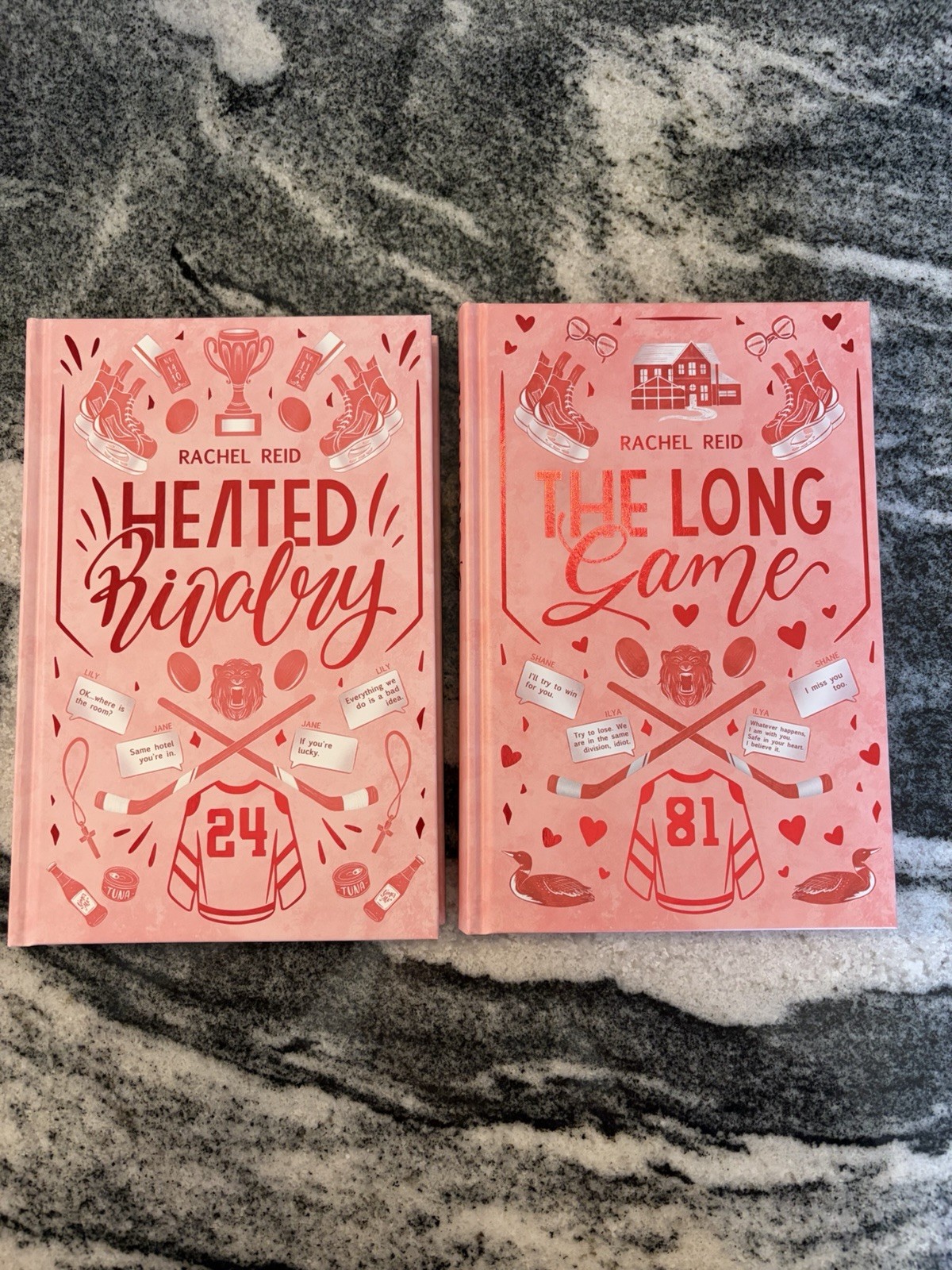 MMR Special Editions of Heated Rivalry and The Long Game by Rachel Reid
