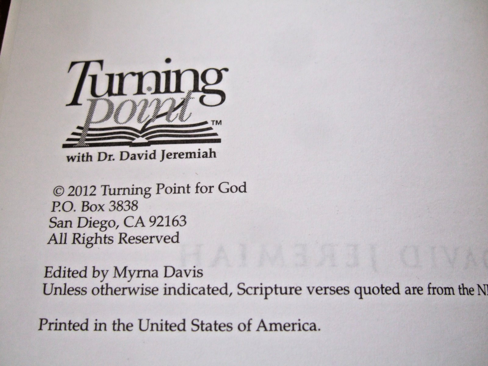 DR. DAVID JEREMIAH STUDY GUIDES THIRITY AMAZING PEOPLE IN THE BIBLE VOL 1-2 +