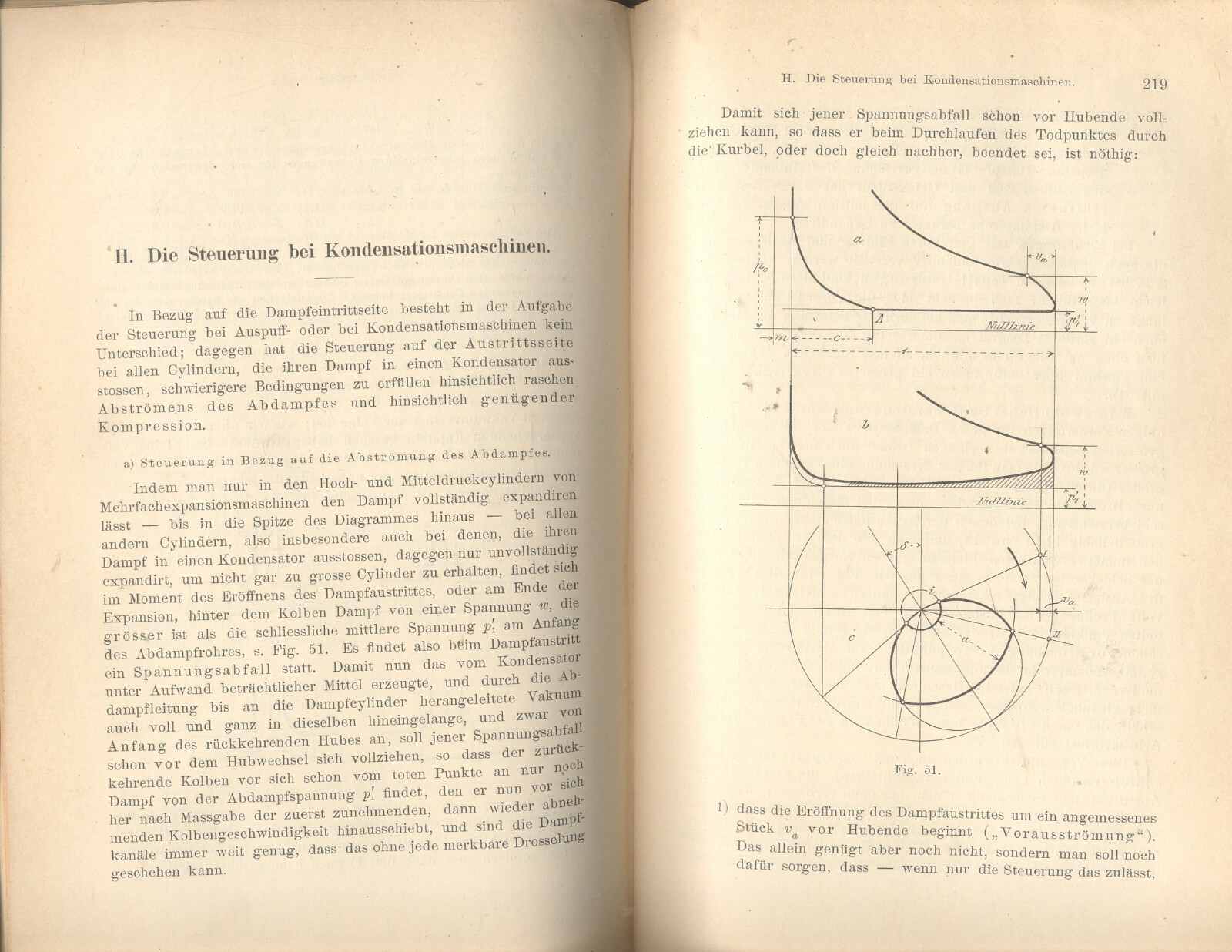 1901 Antique Book, Kondensation by Weiss, Heat cycles, steam engines, German  