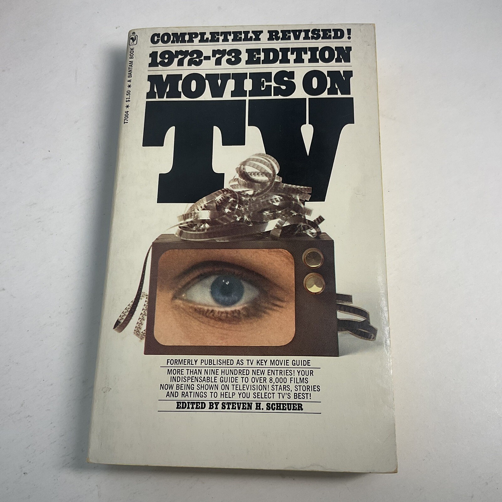 Movies On TV 1972-73 Edition PAPERBACK Steven H. Scheuer