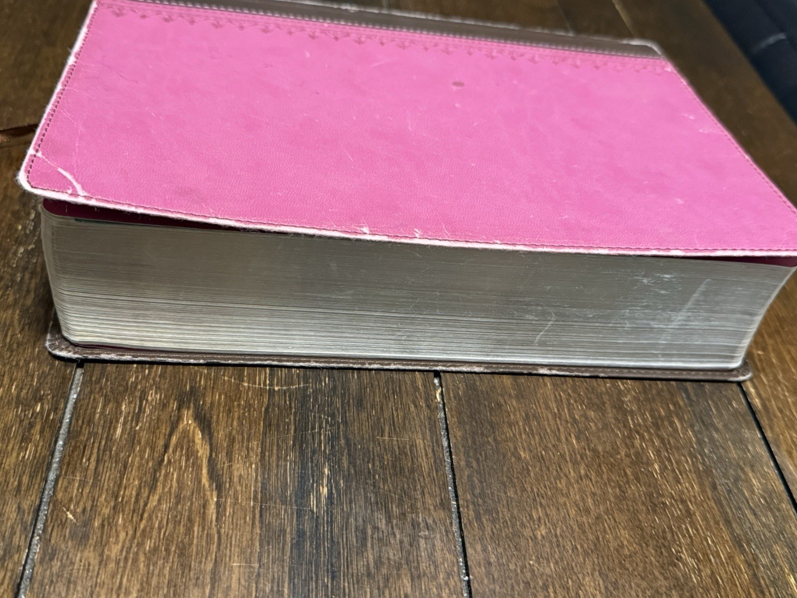 Zondervan NIV First Century Study Bible Dobson Italian Duo Tone Chocolate Orchid