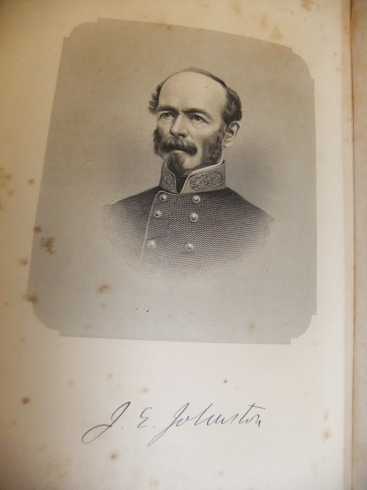 General J. E. Johnston’s Narrative of Military Operations – 1874 Published Book