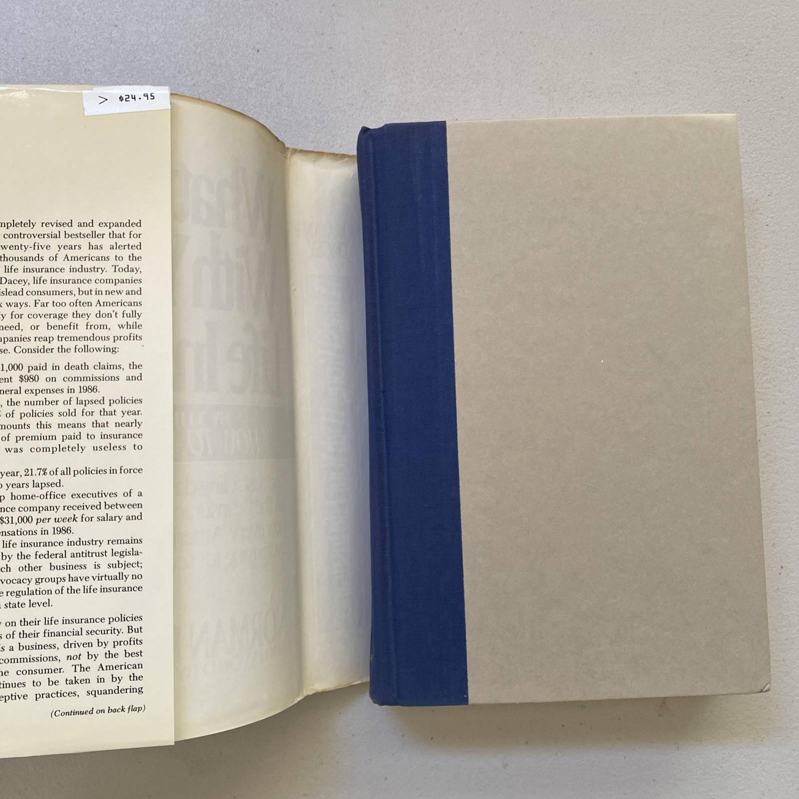 What’s Wrong with Your Life Insurance? by Norman F. Dacey (1989, Hardcover)