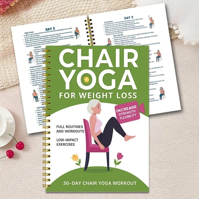Chair Yoga for Weight Loss – 50+ Low‑Impact Exercises for Seniors & Adults