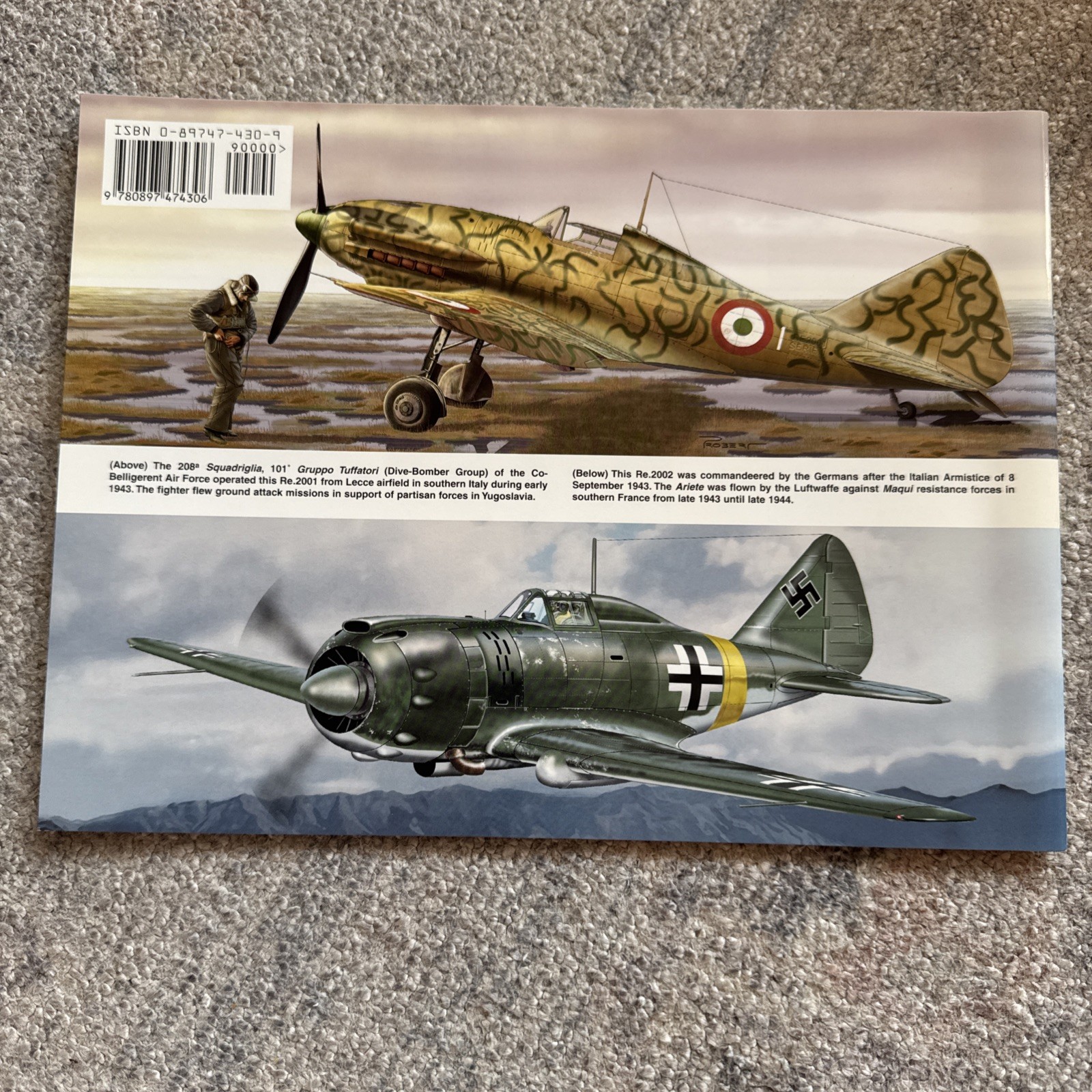 Aircraft Number 177: Reggiane Fighters in Action by George Punka