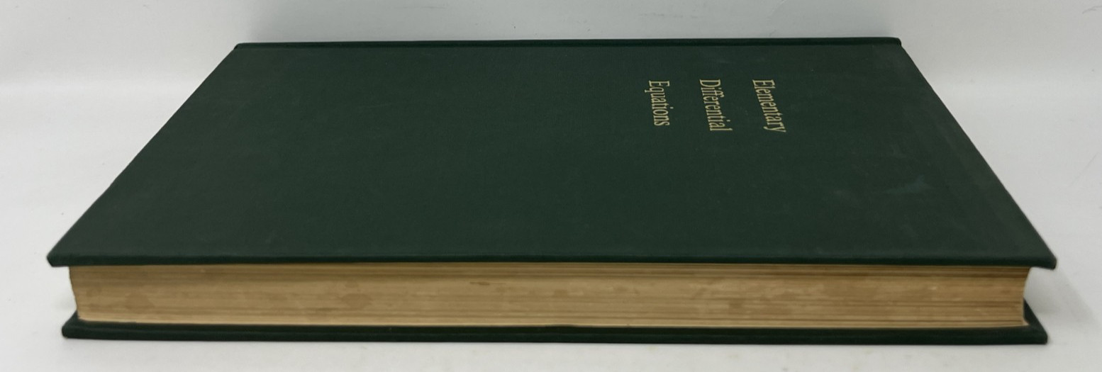 VTG Elementary Differential Equations by Boyce & DiPrima – 1965 HC John Wiley