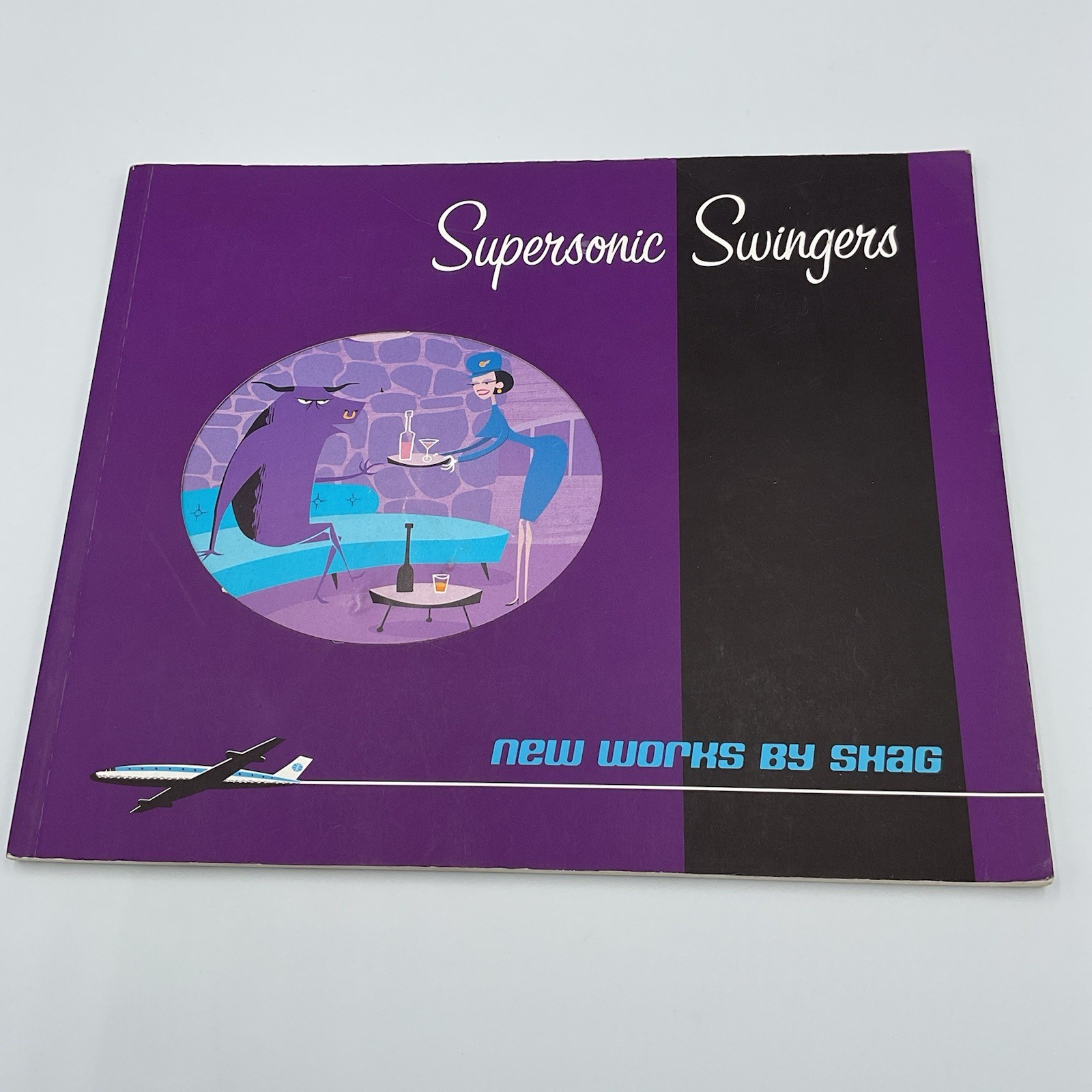 Shag Supersonic Swingers New Works Signed READ DESCRIPTION IMPERFECTIONS