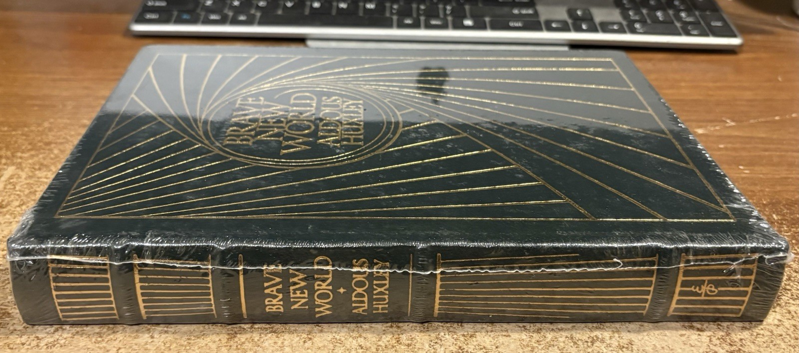 BRAVE NEW WORLD by Aldous Huxley HC BOOK Leather Bound EASTON PRESS Sealed!