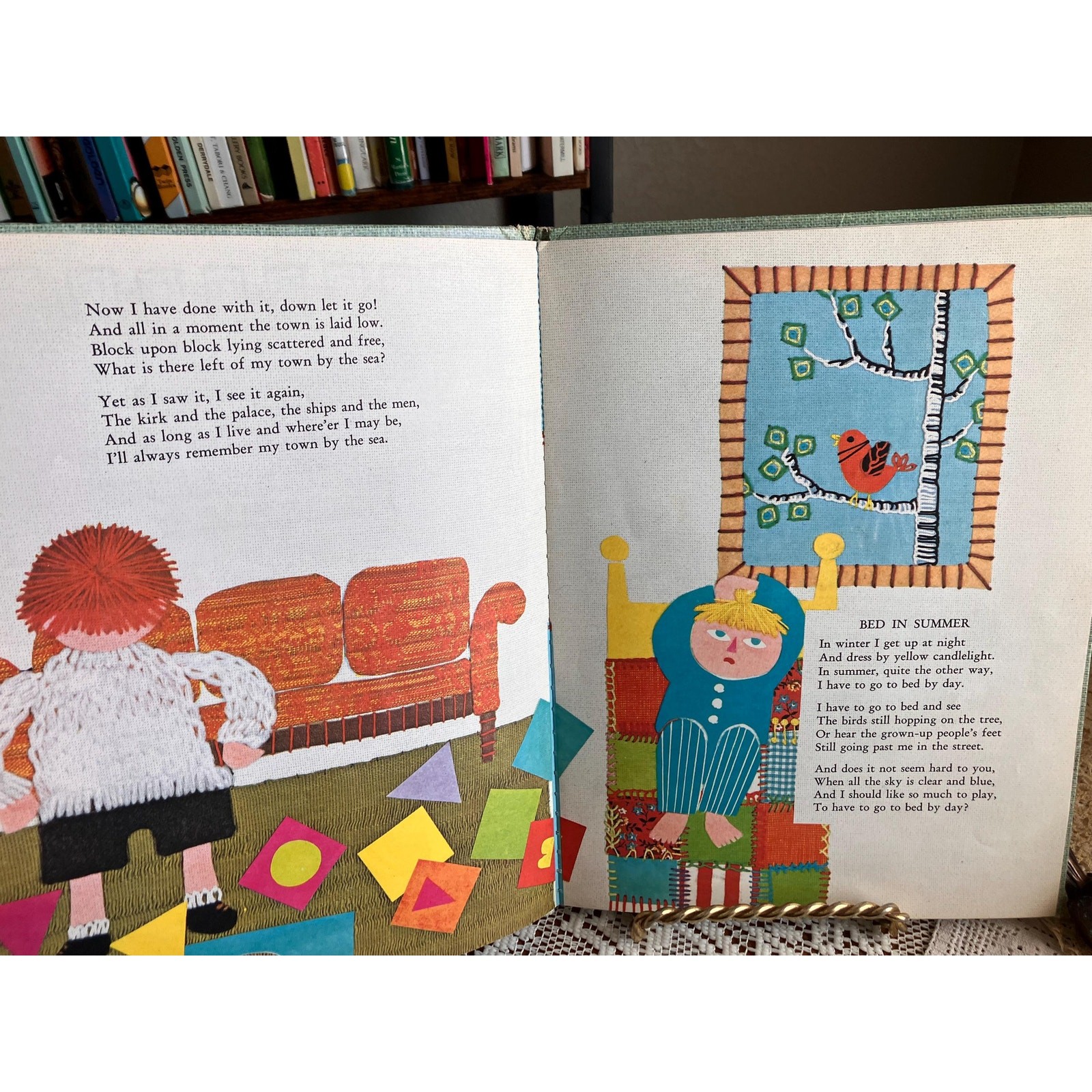 1971 A Child’s Garden of Verses Big Golden Book – Robert Louis Stevenson