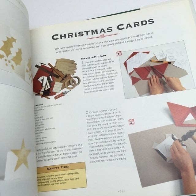Christmas Crafts Hardcover Alison Jenkins Easy-To-Follow Beginner Craft Projects