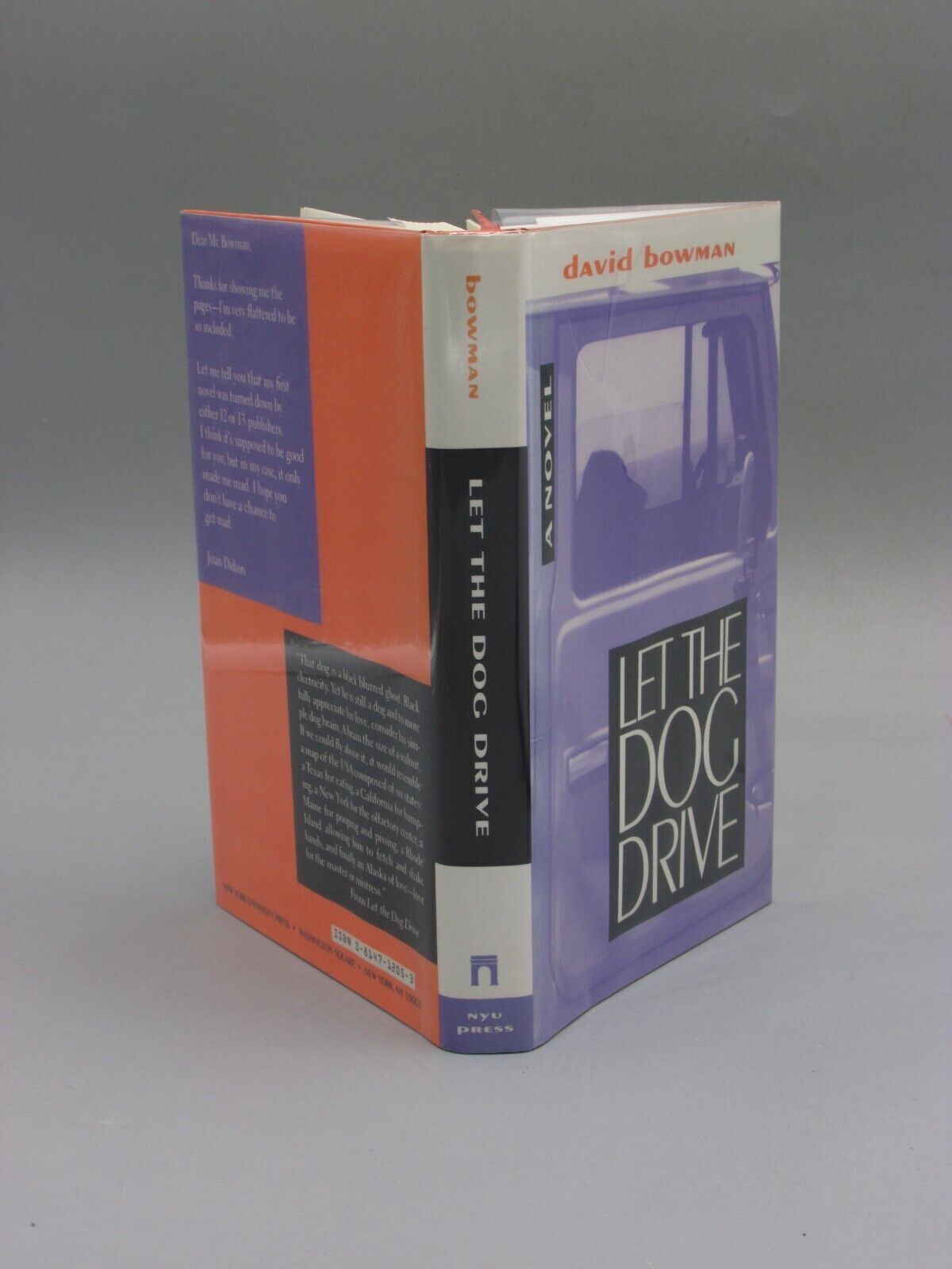 1992 LET THE DOG DRIVE BY DAVID BOMAN SIGNED WITH BONUS UNSIGNED COPY 1ST ED B12