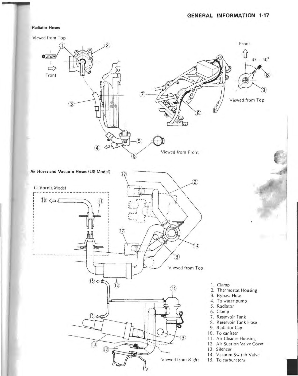 KAWASAKI ZG1200 Motorcycle Service Manual – STEEL WIRE BOUND – PROTECTIVE COVERS