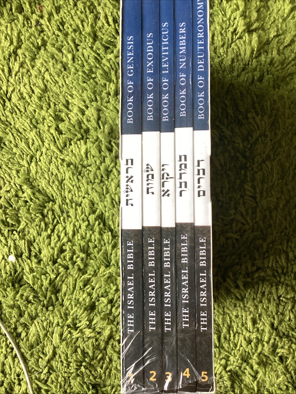 The Israel Bible The 5 Books Of Moses Set Israel Study Bible Institute Sealed