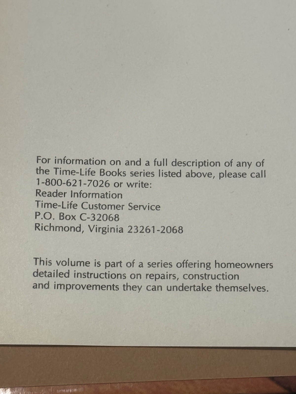 Time Life Home Repair & Improvement Hardback Books; Set Of 30 (1993 4th Print)