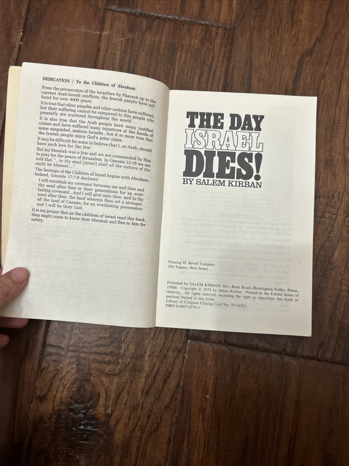 The Day Israel Dies! by Salem Kirban
