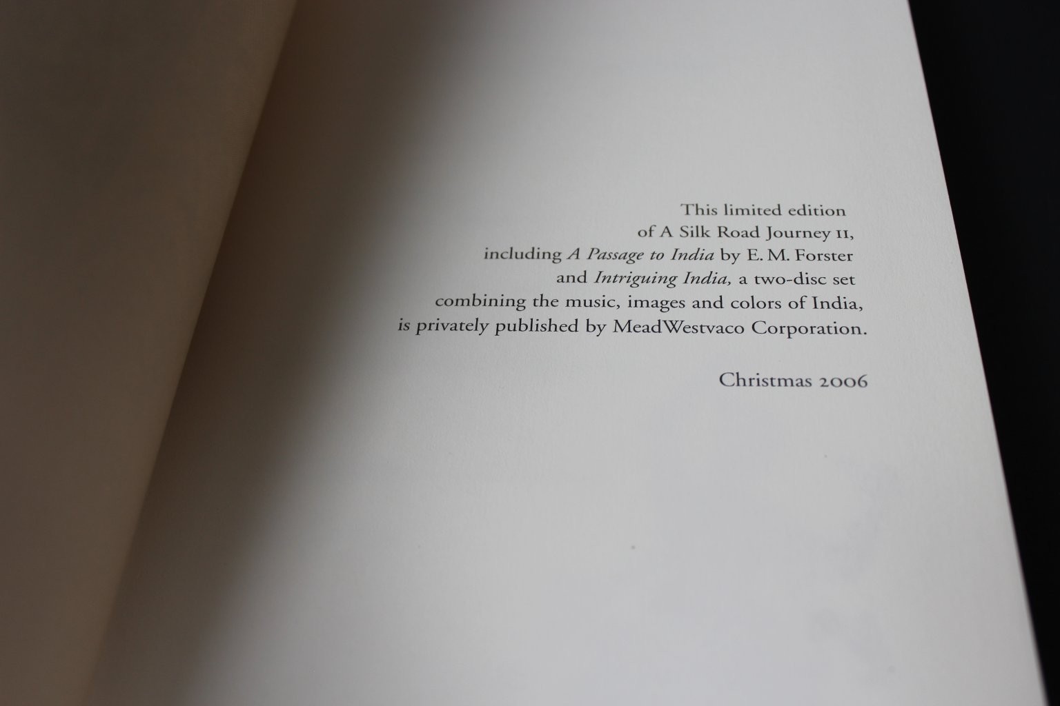A Silk Road Journey II A Passage to India Forster Limited Edition Box Set 2006