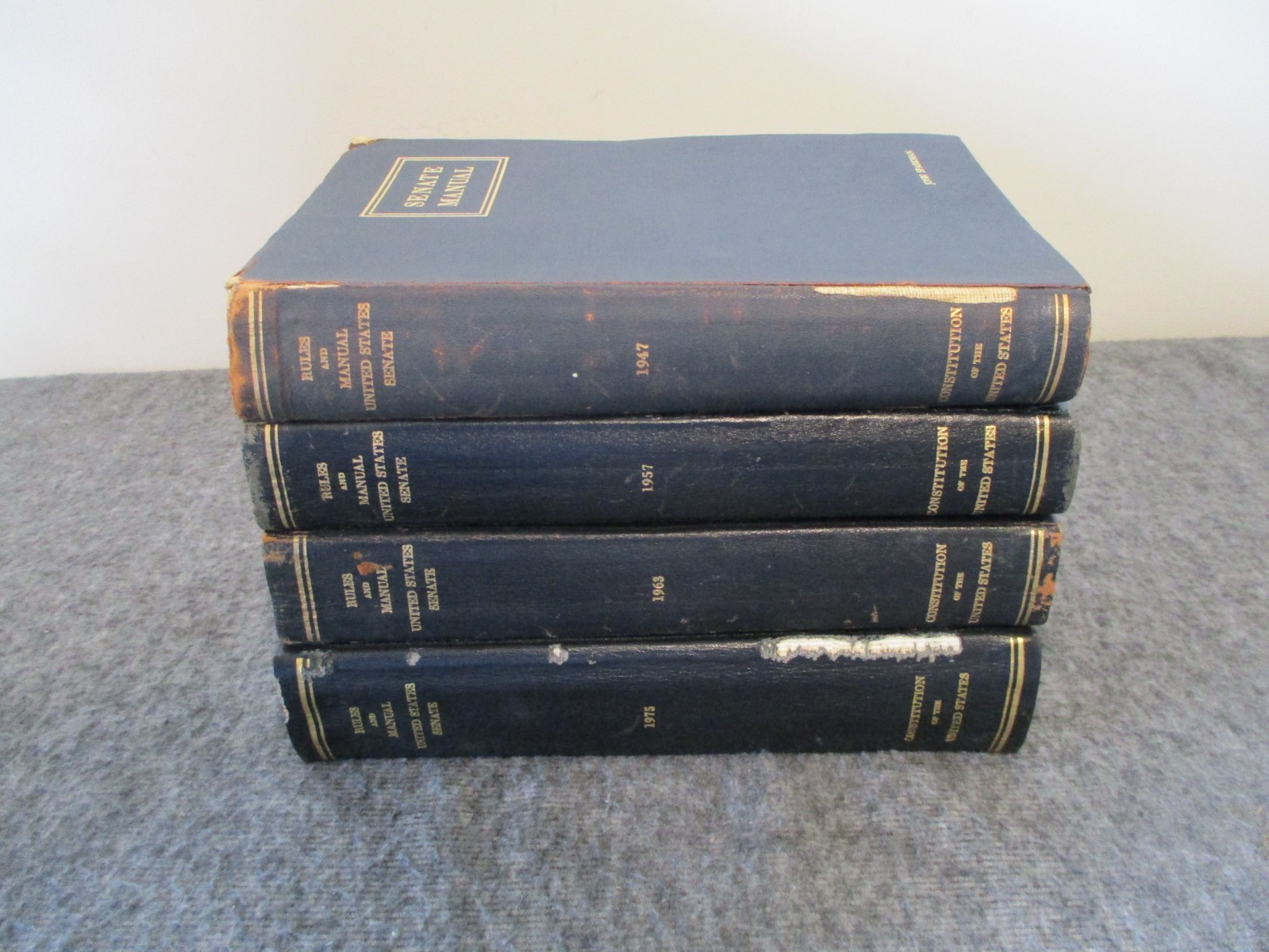 SENATE MANUAL(4) UNITED STATES RULES 1947-57-63-75 -SENATOR JOHN SPARKMAN ESTATE