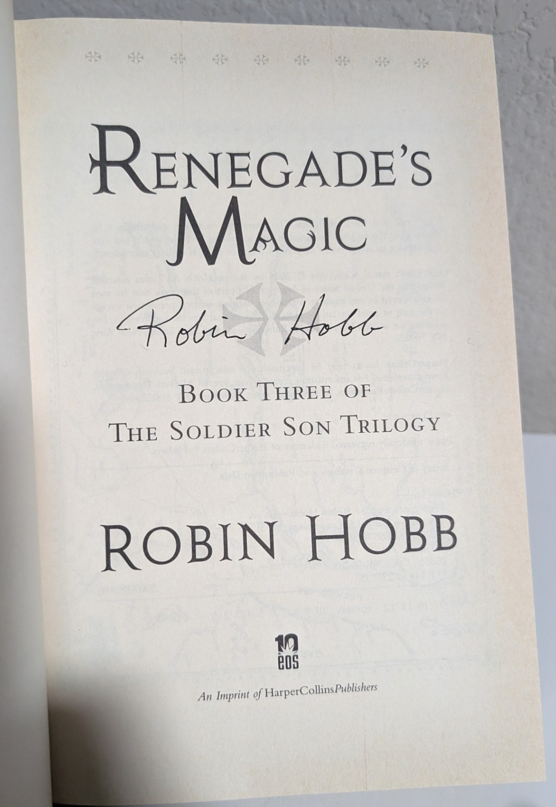 Robin Hobb = FOREST MAGE + RENEGADE’S MAGIC = 2 hardcovers 1st/1st BOTH SIGNED