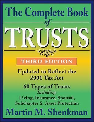The Complete Book of Trusts, Shenkman, Martin M., Very Good Book