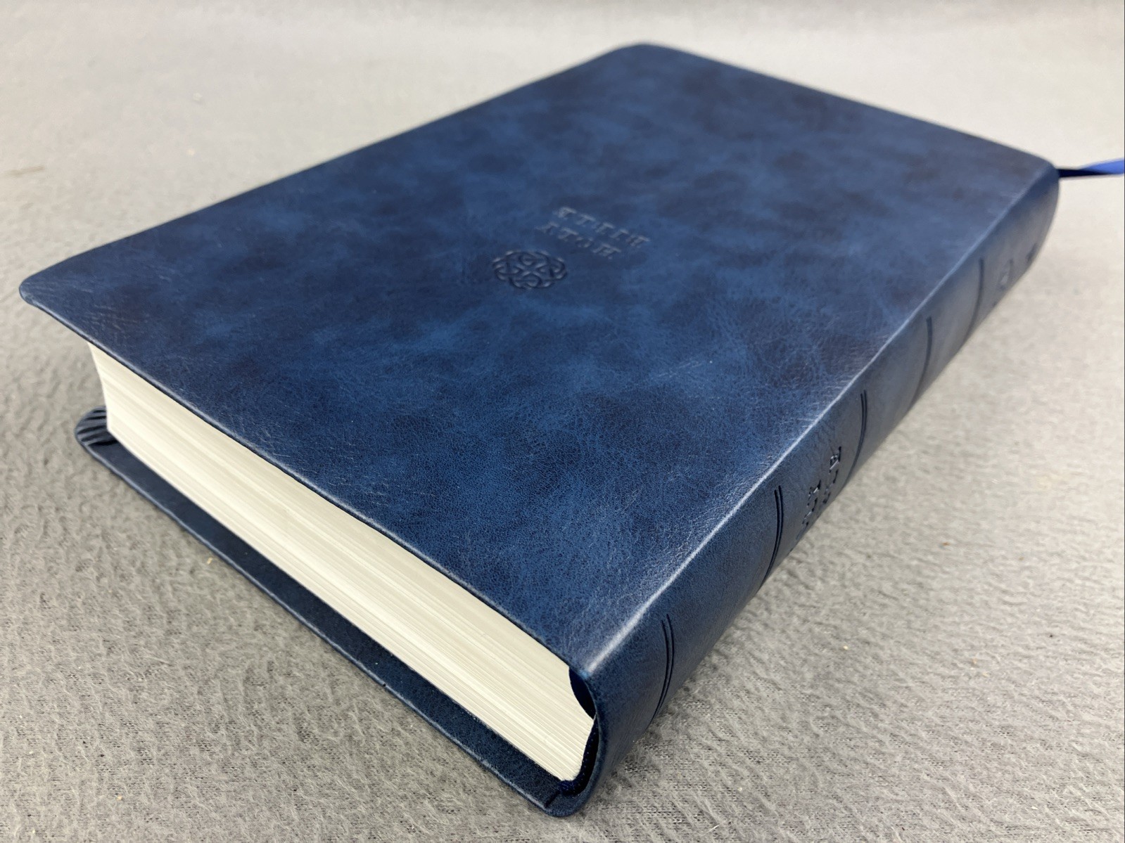 KJV Reference Bible Thomas Nelson Giant Print Red Letter Navy Leathersoft