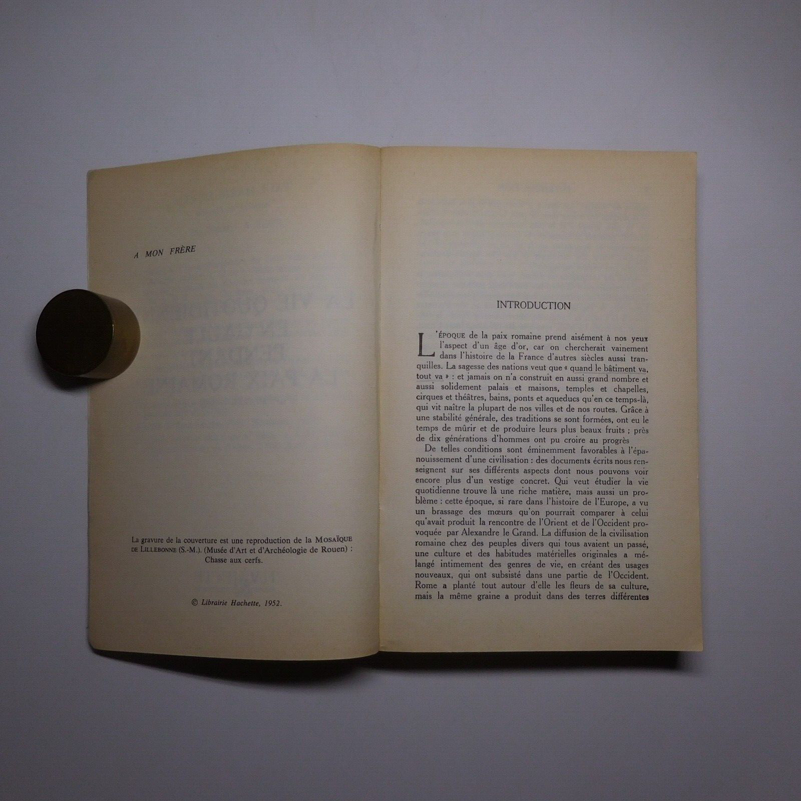 N23.4 Paul-Marie Duval 1976 The Gaul During The Roman Peace History Hachette