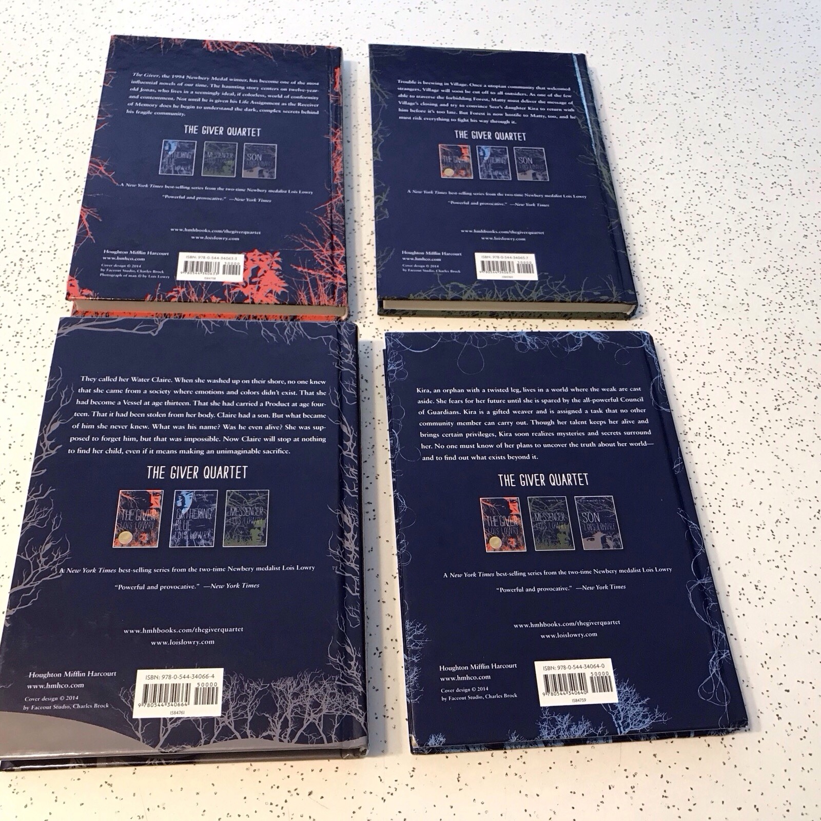 Giver Quartet Box Set by Lois Lowry 2014 Quanity Pack VG+ Condition