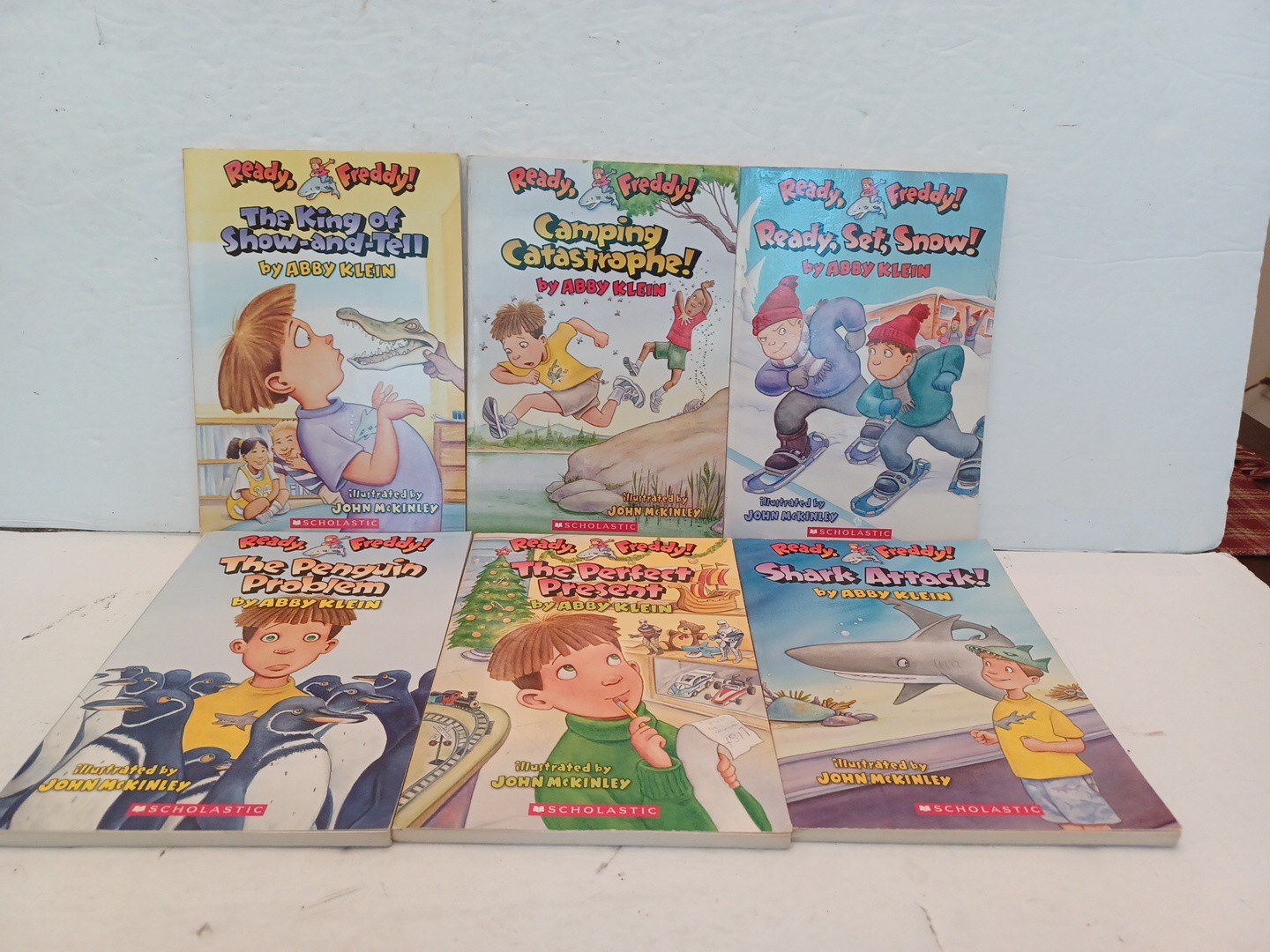 Ready Freddy by Abby Klein Lot of 6 Chapter Books USED SEE PHOTOS FOR TITLES