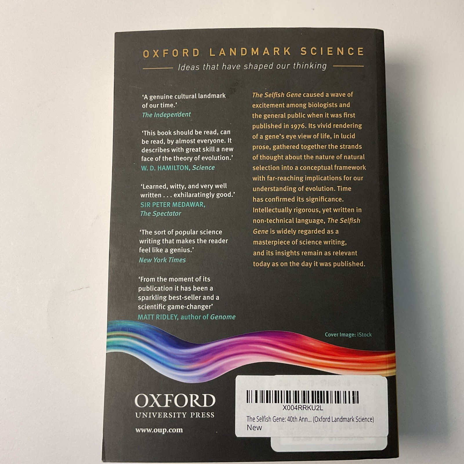 Selfish Gene : 40th Anniversary Edition by Richard Dawkins (2016 Paperback)