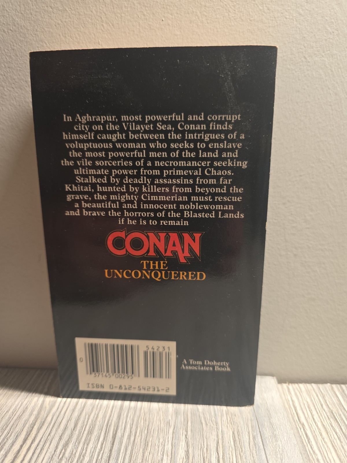 Vintage Conan the Barbarian Robert Jordan 4 Book Boxed Set Tor Fantasy Paperback