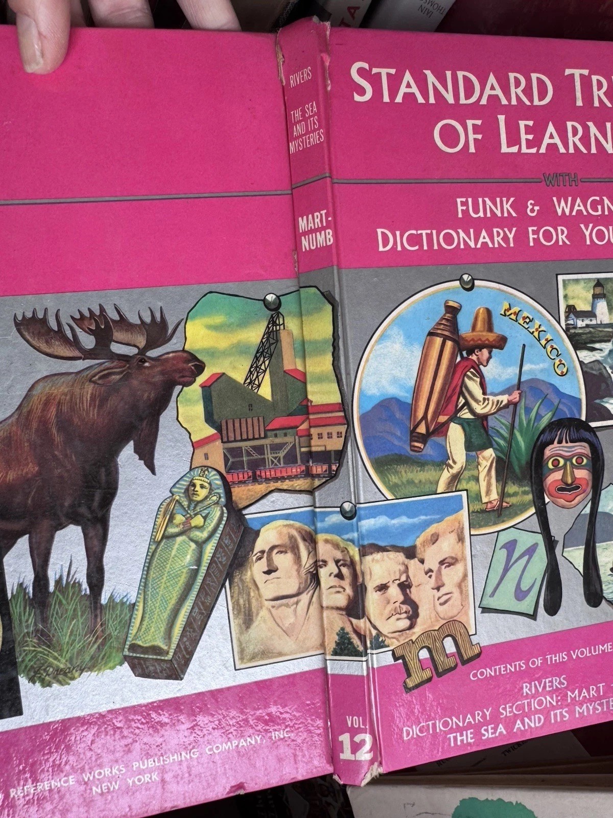 Standard Treasury Of Learning With Funk And Wagnalls vol 12 Rivers Sea 1960 VGC