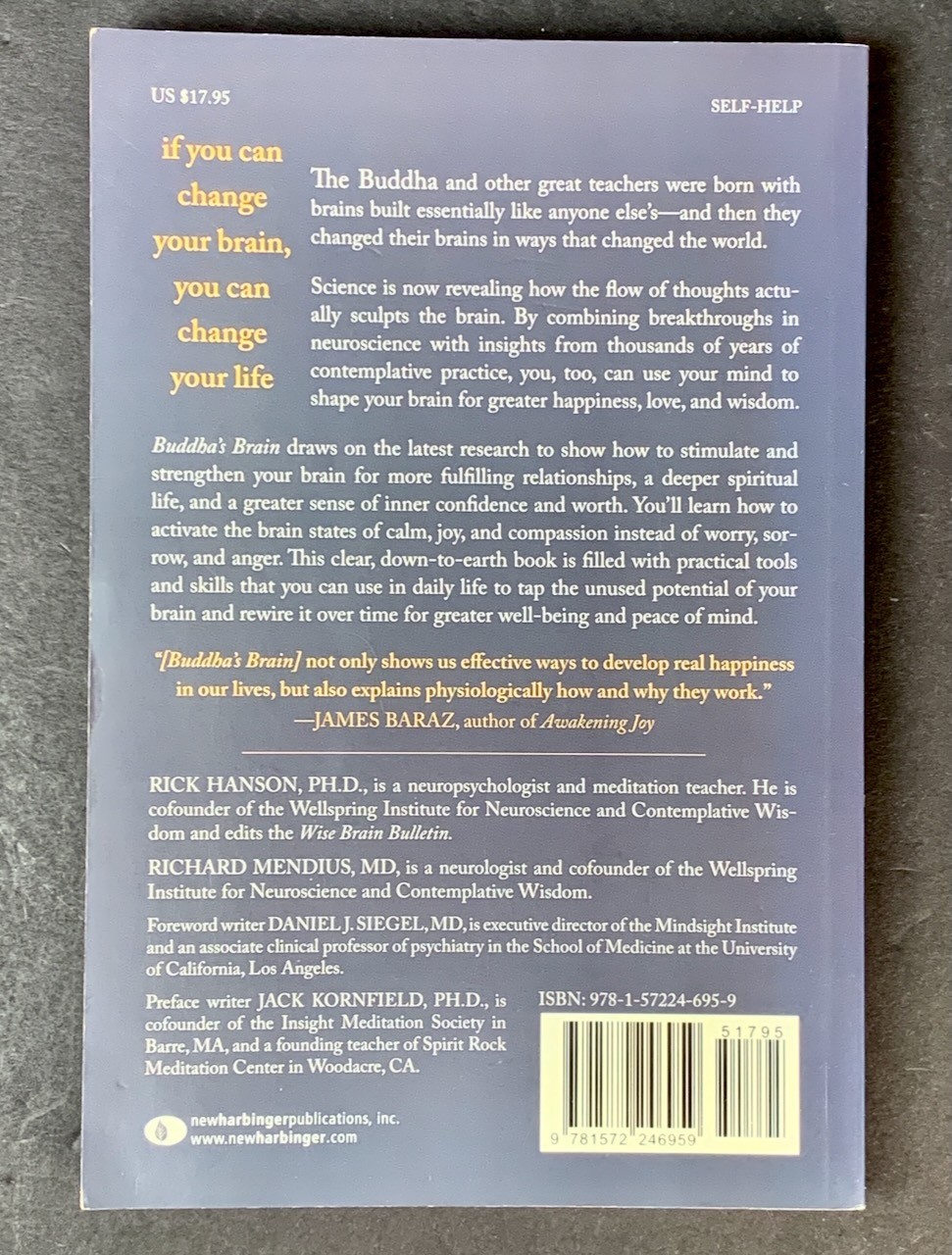 Mindfulness Meditation – Lot of 4 – Jon Kabat-Zinn, „Buddha‘ Brain“ – Softcover
